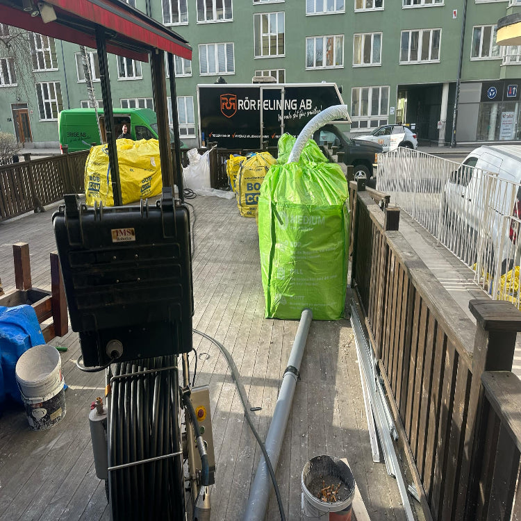 RR Syd utför relining i Sundbyberg med IMS-utrustning och servicebil. Professionell avloppsrenovering för BRF och husägare med modern teknik.